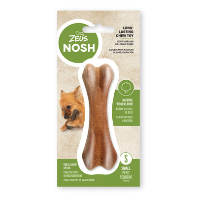 Nosh Wood Chew Bone Small Nylon Small | PetMax Canada