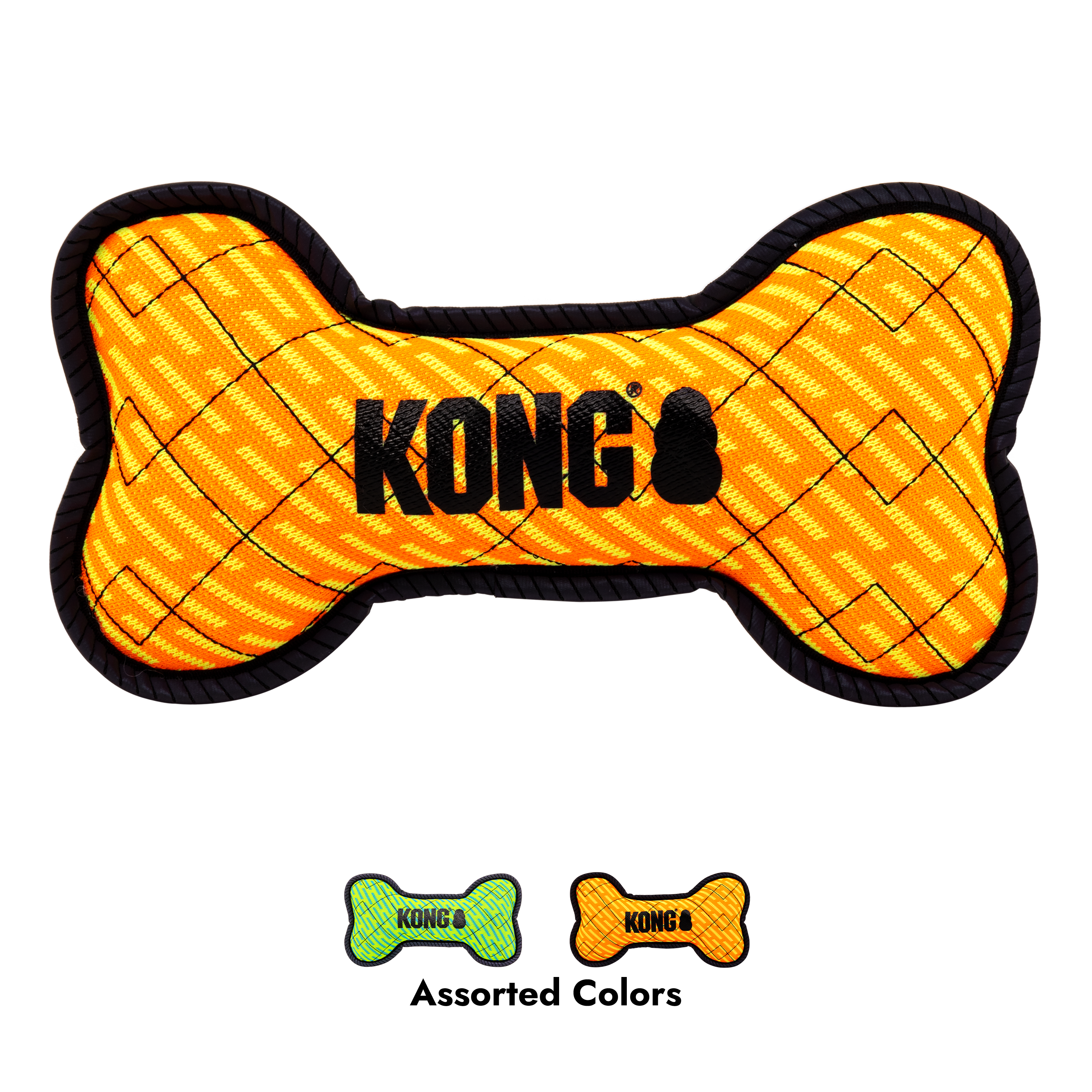 Kong Armour Bone Dog Toy Assorted Colours