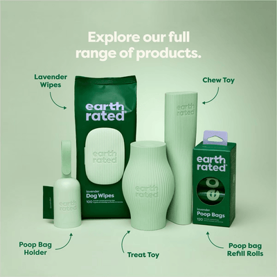 Earth Rated Green Rubber Chew Dog Toy - Small - Dog Toys - Earth Rated - PetMax Canada