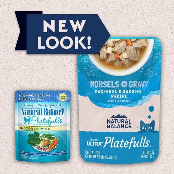 Natural Balance Platefulls Mackerel & Sardine Wet Cat Food