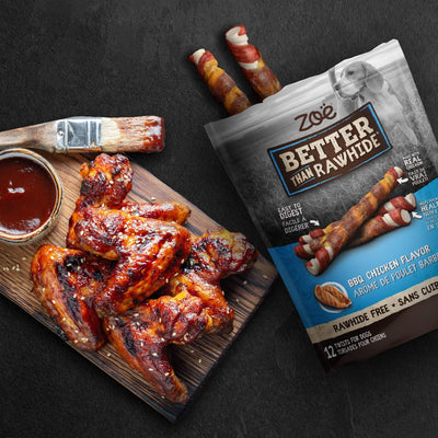Zoe Better Than Rawhide BBQ Chicken Twists Dog Treats