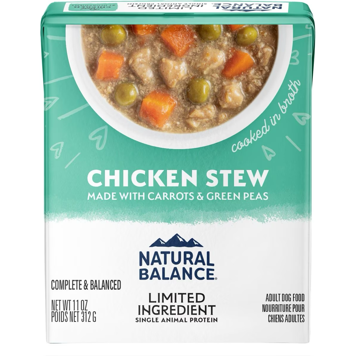 Natural Balance Limited Ingredient Grain-Free Chicken Stew Wet Dog Food  Canned Dog Food  | PetMax Canada