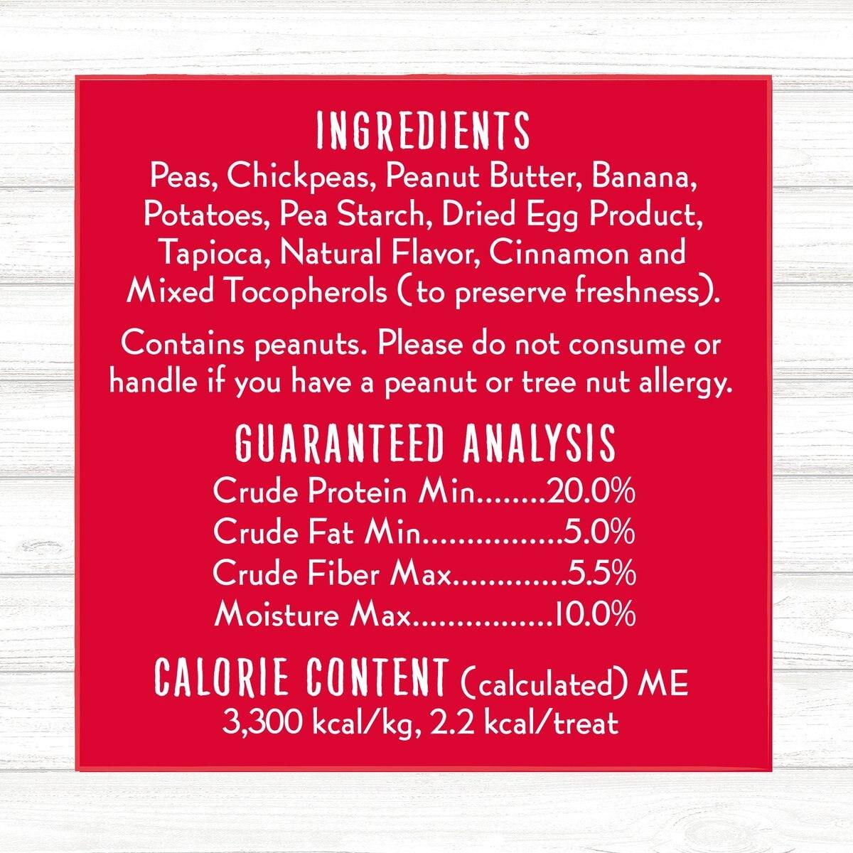 Charlee Bear Dog Treats Grain Free Peanut Butter & Banana - 8 oz - Dog Treats - Charlee Bear - PetMax Canada