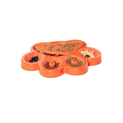 PetDreamHouse 2 In 1 Lick Pad With Slow Feeder Plate