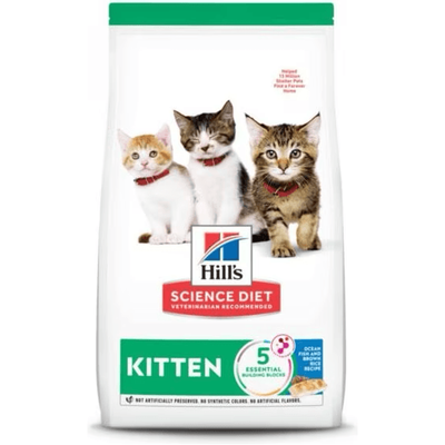 Hill's Science Diet Kitten Dry Ocean Fish & Brown Rice Recipe Dry Cat Food - 1.59 Kg - Cat Food - Hill's Science Diet - PetMax Canada