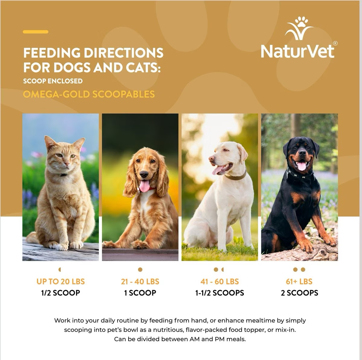 Naturvet Dog & Cat Scoopables Omega Gold  Health Care  | PetMax Canada