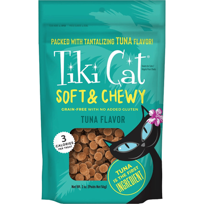 Tiki Cat Treats Grain Free Soft & Chewy Tuna  Cat Treats  | PetMax Canada