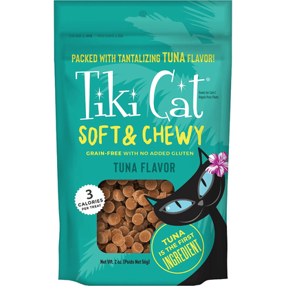 Tiki Cat Treats Grain Free Soft & Chewy Tuna - 57g - Cat Treats - Tiki Cat - PetMax Canada