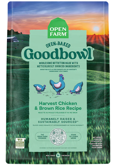 Open Farm GoodBowl Harvest Chicken & Brown Rice Recipe for Dogs  Dog Food  | PetMax Canada