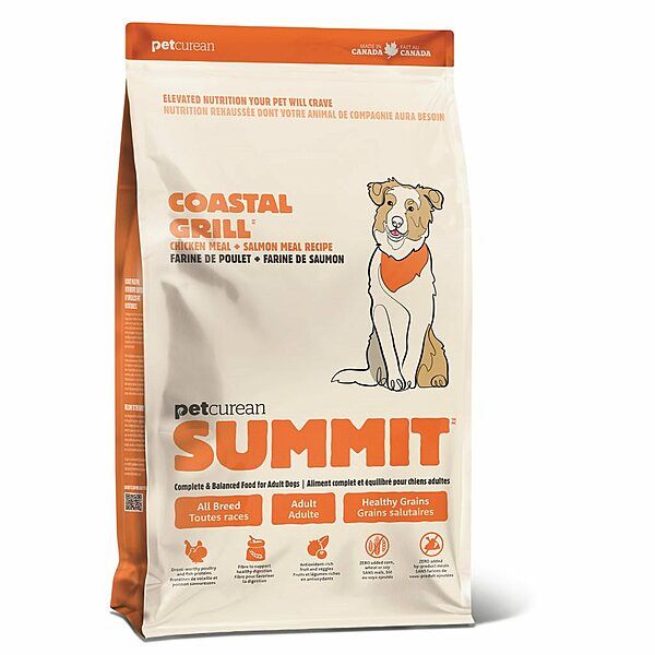 Summit Coastal Grill Chicken Meal + Salmon Meal Recipe For Adult Dogs  Dog Food  | PetMax Canada