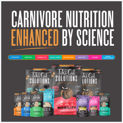Tiki Cat Solutions Mousse Dental Chicken Recipe in Broth Wet Cat Food - Product Highlights 7 - Tiki Cat - PetMax Canada