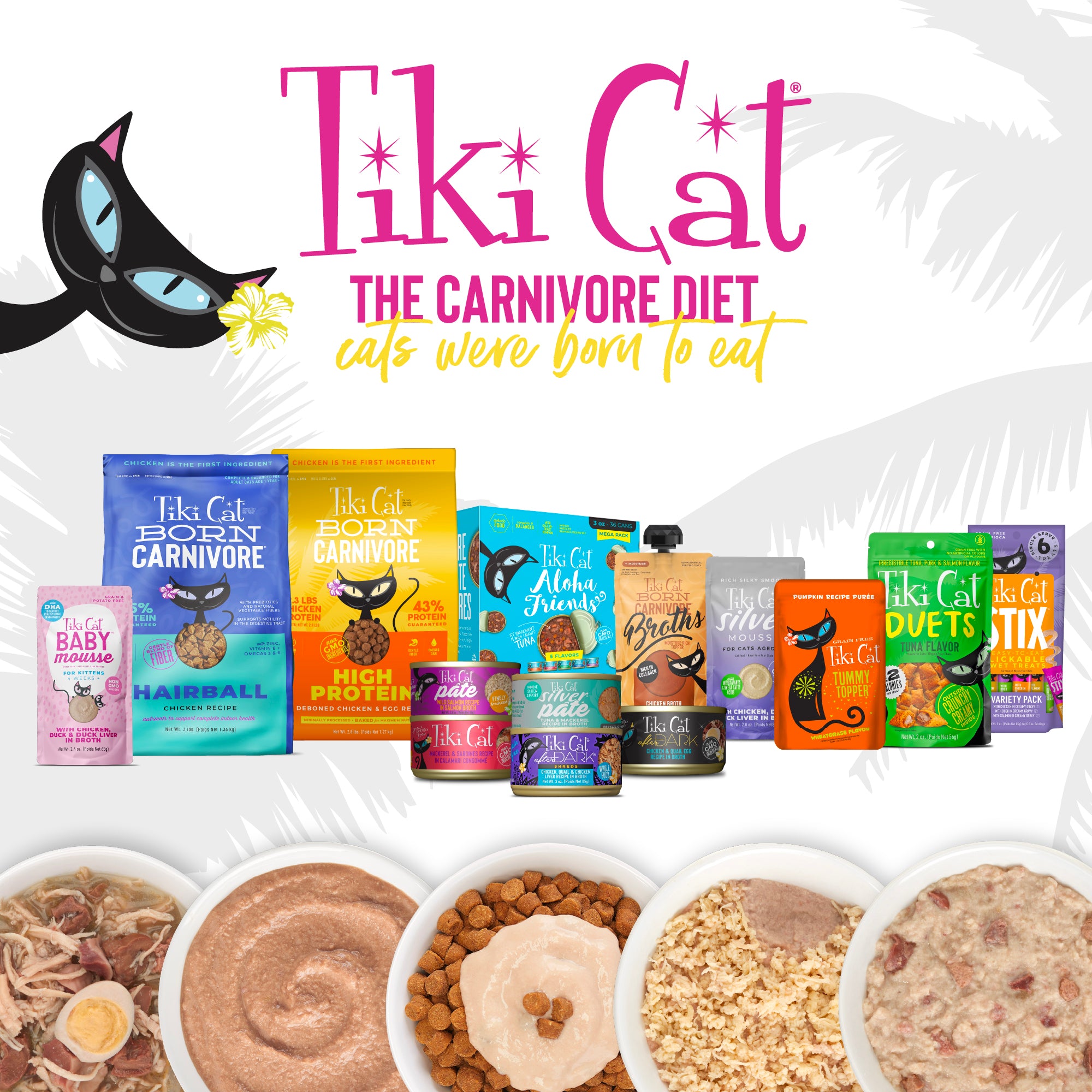 Tiki Cat Silver Mousse with Chicken, Duck & Duck Liver in Broth Wet Cat Food - Product Highlights 6 - Tiki Cat - PetMax Canada