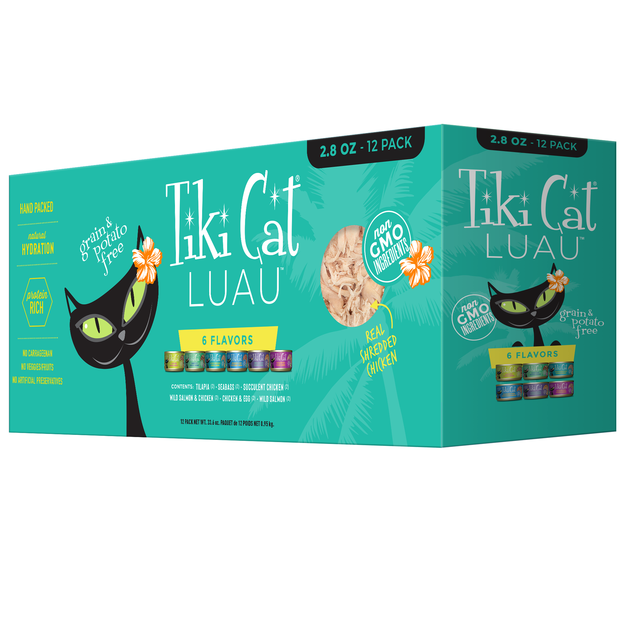 Tiki Cat Luau Grain Free Variety Pack Wet Cat Food - Variety Pack - Tiki Cat - PetMax Canada
