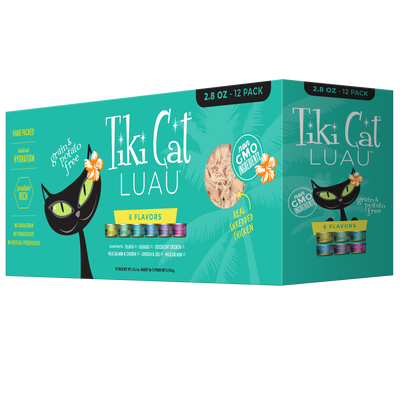 Tiki Cat Luau Grain Free Variety Pack Wet Cat Food - Variety Pack - Tiki Cat - PetMax Canada