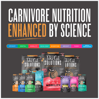 Tiki Cat Solutions Mousse Mineral Balance Tuna & Salmon Recipe Wet Cat Food - Product Highlights 7 - Tiki Cat - PetMax Canada