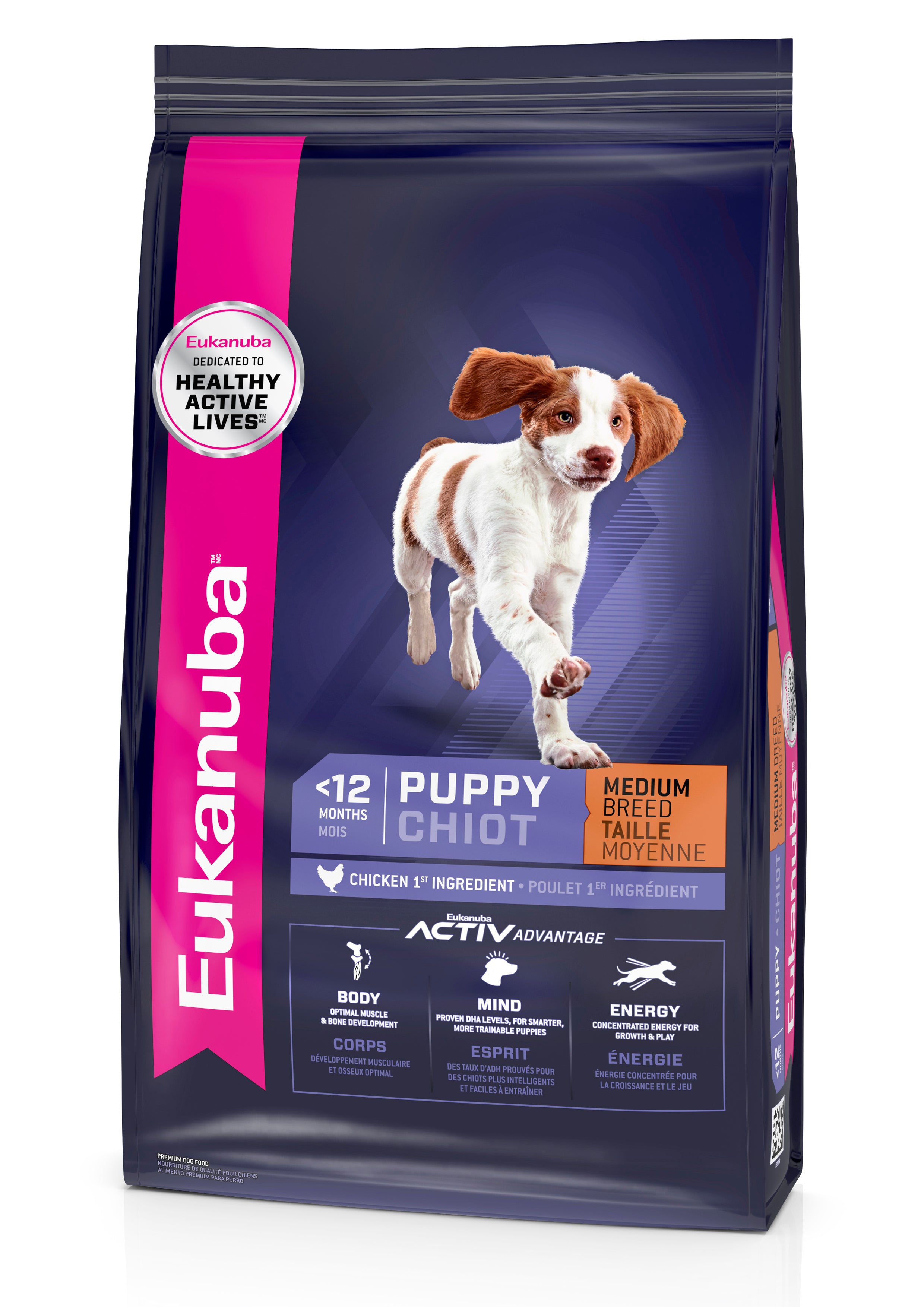 Eukanuba Puppy Medium Breed Dry Dog Food - 13.6 Kg - Dog Food - Eukanuba - PetMax Canada