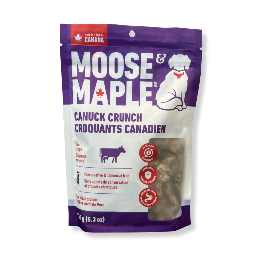 Moose & Maple Canuck Crunch Beef Dog Treats - Dog Treats - Moose & Maple - PetMax Canada