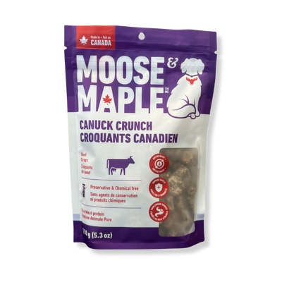 Moose & Maple Canuck Crunch Beef Dog Treats - Dog Treats - Moose & Maple - PetMax Canada