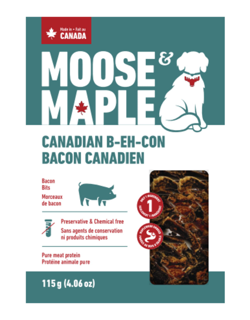 Moose & Maple Canadian B-eh-con Dog Treats - Dog Treats - Moose & Maple - PetMax Canada