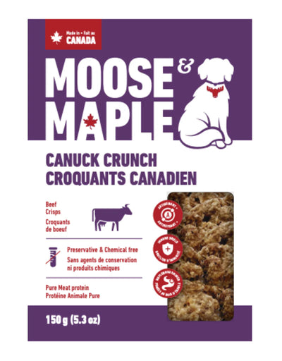 Moose & Maple Canuck Crunch Beef Dog Treats - Dog Treats - Moose & Maple - PetMax Canada