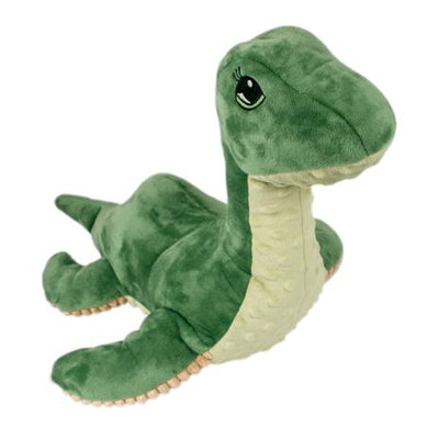 Tall Tails Plush Nessie With Squeaker & Rope Dog Toy