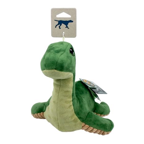Tall Tails Plush Nessie With Squeaker & Rope Dog Toy