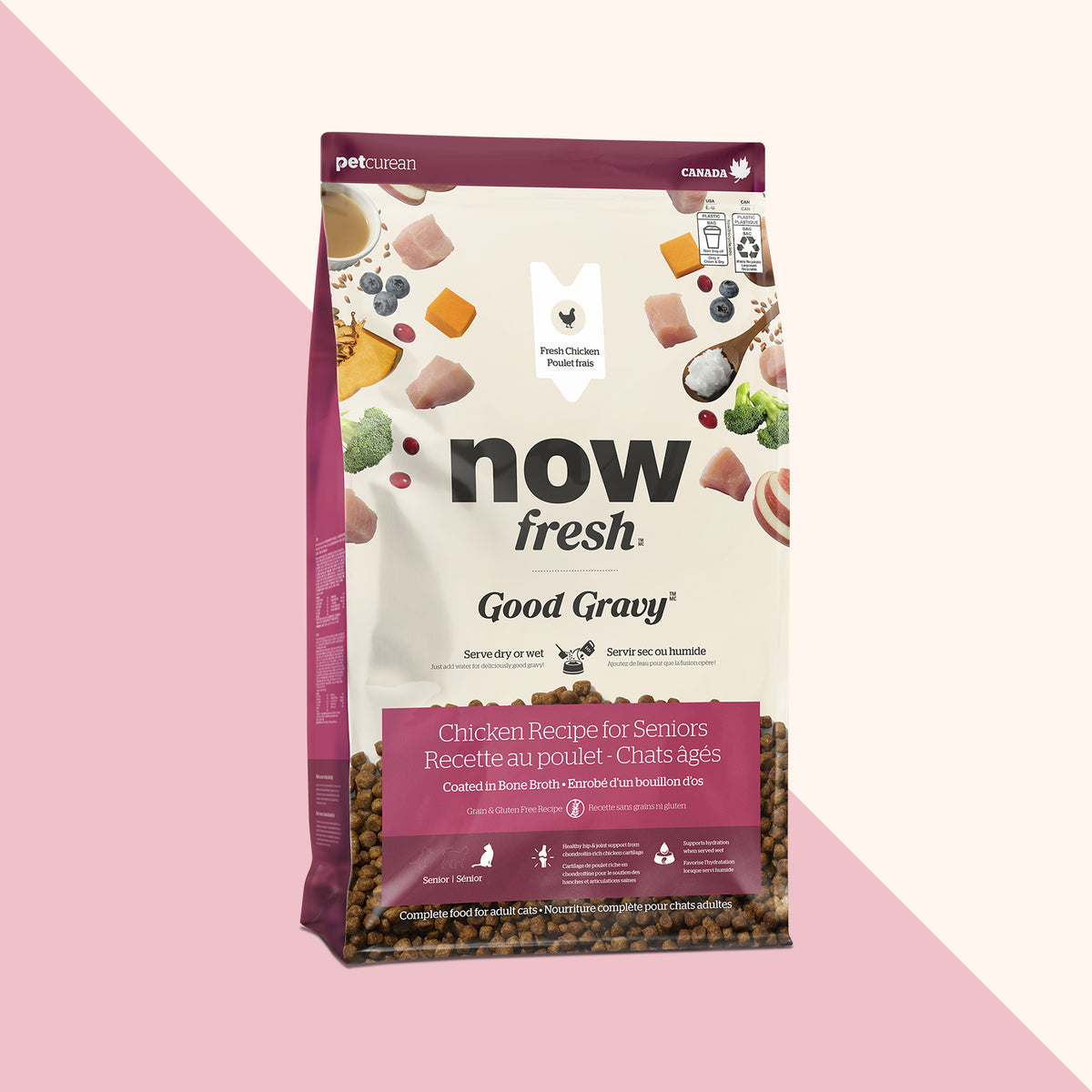 Now Fresh Good Gravy Senior Chicken Dry Cat Food | PetMax