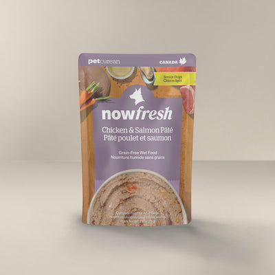 Now Fresh Senior Chicken & Salmon Pâté Grain-Free Wet Dog Food