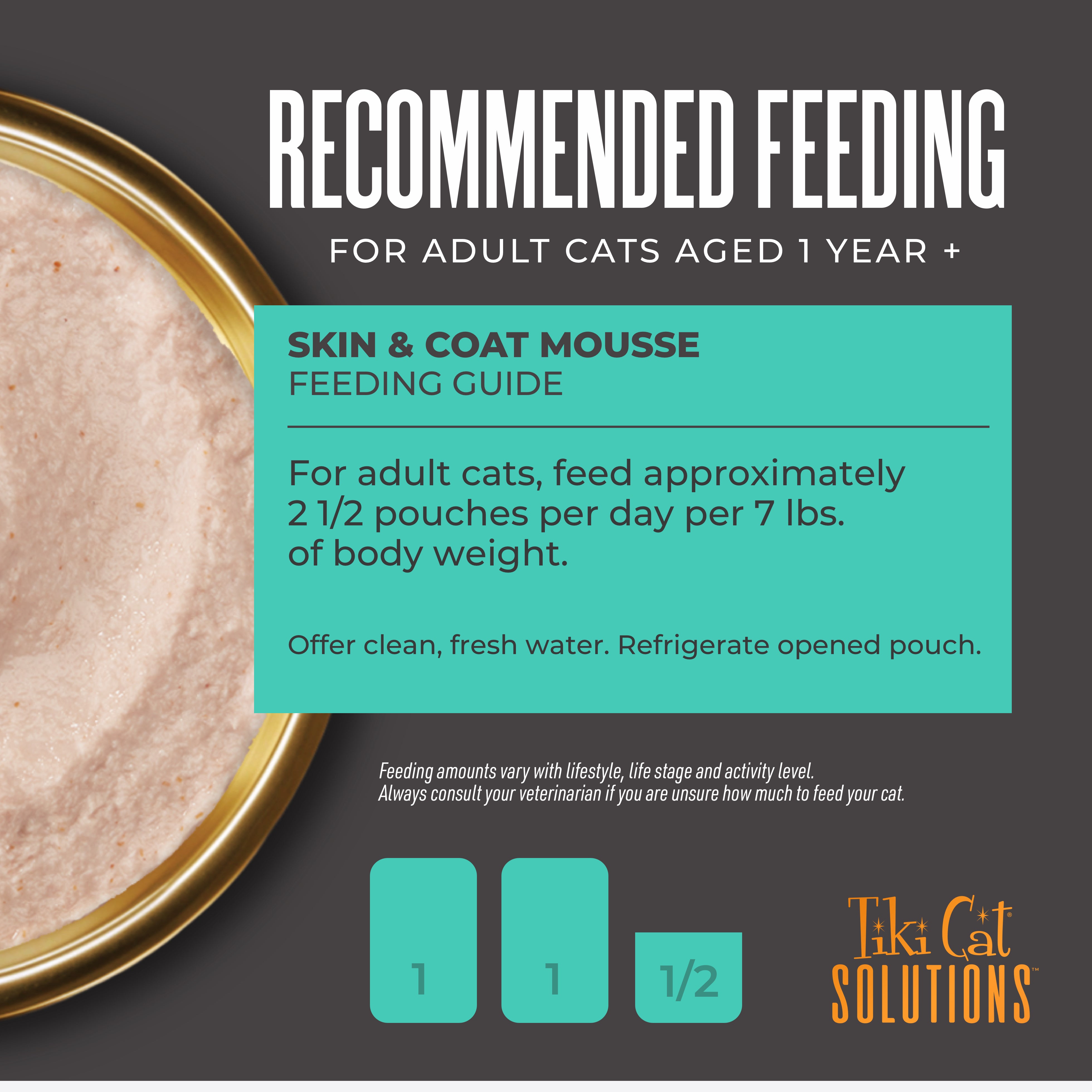 Tiki Cat Special Mousse Skin & Coat Salmon Recipe in Broth Wet Cat Food - Product Highlights 4 - Tiki Cat - PetMax Canada