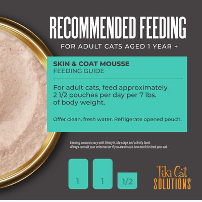 Tiki Cat Special Mousse Skin & Coat Salmon Recipe in Broth Wet Cat Food - Product Highlights 4 - Tiki Cat - PetMax Canada