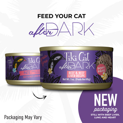 Tiki Cat After Dark Beef & Beef Liver Pâté Wet Cat Food - Feeding Transition Guide - Tiki Cat - PetMax Canada