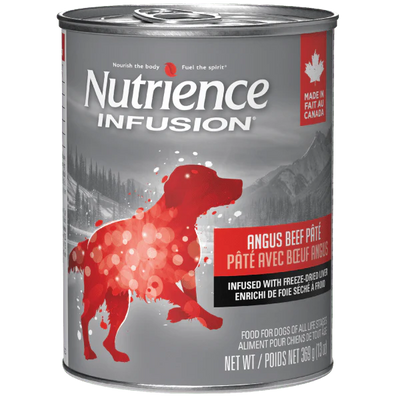 Nutrience Infusion Canned Adult Pâté with Canadian Angus Beef Dog Food