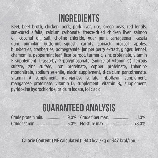 Nutrience Infusion Canned Adult Pâté with Canadian Angus Beef Dog Food