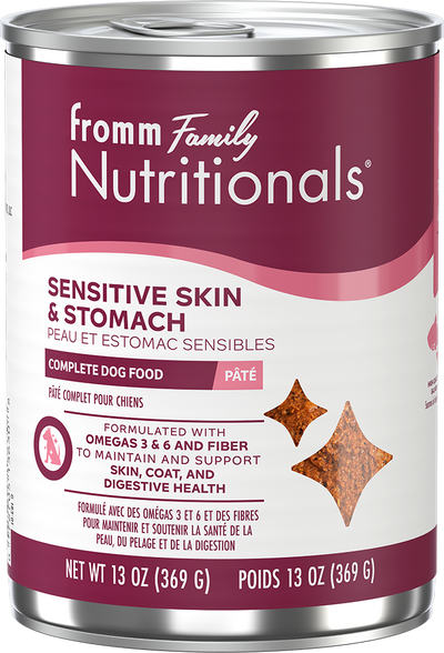 Fromm Nutritionals Sensitive Skin & Stomach Pâté Canned Dog Food - Canned Dog Food - Fromm - PetMax Canada