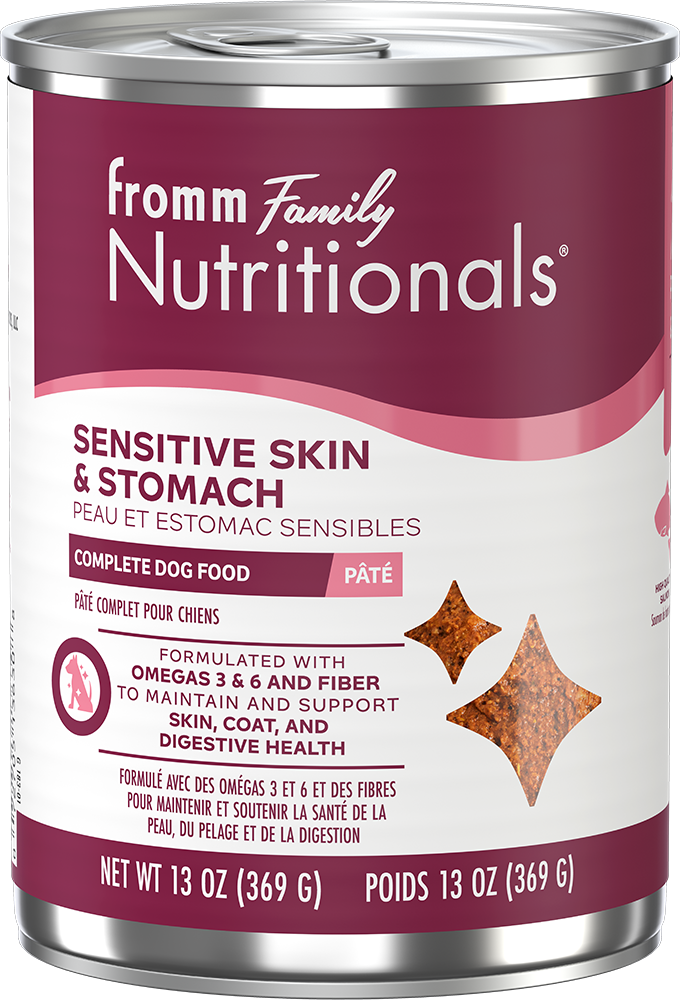 Fromm Nutritionals Sensitive Skin & Stomach Pâté Canned Dog Food - Canned Dog Food - Fromm - PetMax Canada