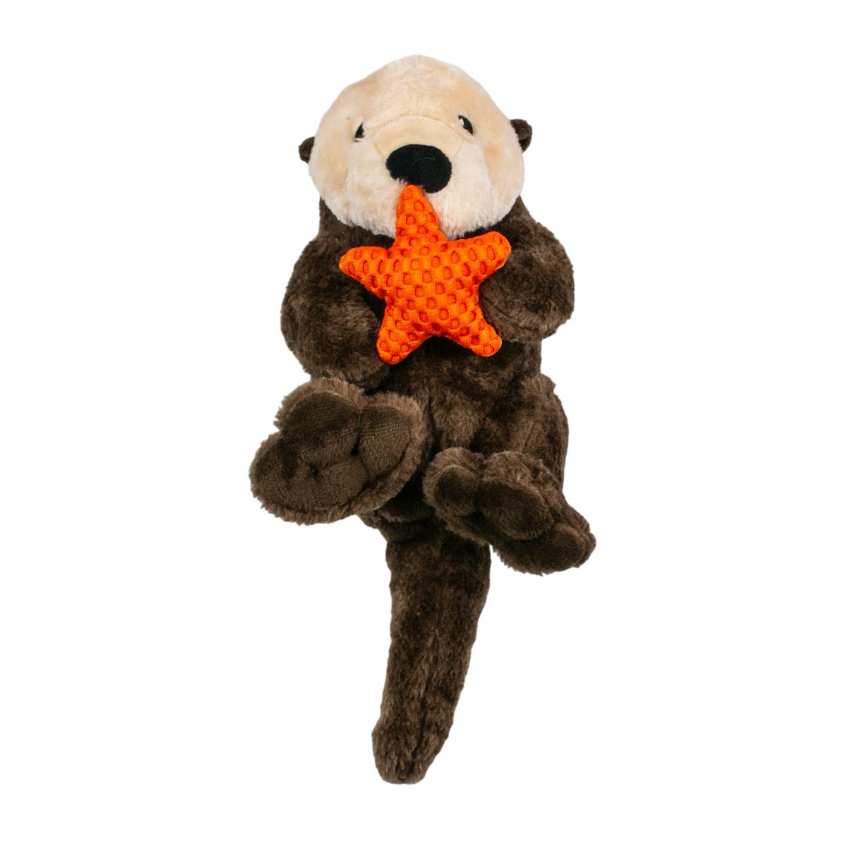 Tall Tails Plush Otter With Interior Rope Dog Toy
