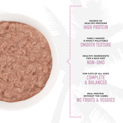 Tiki Cat Grill Pâté Sardines Recipe in Sardine Broth Wet Cat Food - Product Highlights 3 - Tiki Cat - PetMax Canada