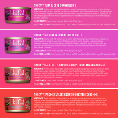 Tiki Cat Grill Variety Pack Wet Cat Food - Product Highlights 2 - Tiki Cat - PetMax Canada