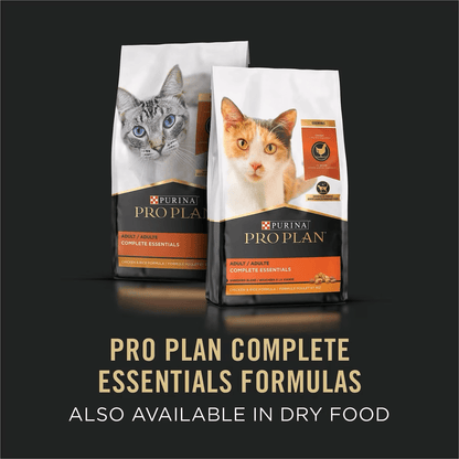 Purina Pro Plan Complete Essentials Adult Salmon & Rice Entrée in Sauce Wet Cat Food - 85g - Canned Cat Food - Purina Pro Plan - PetMax Canada