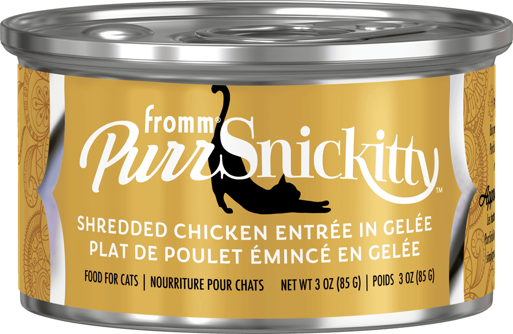 Fromm Purr-Snickitty Shredded Chicken Entree In Gelee Wet Cat Food