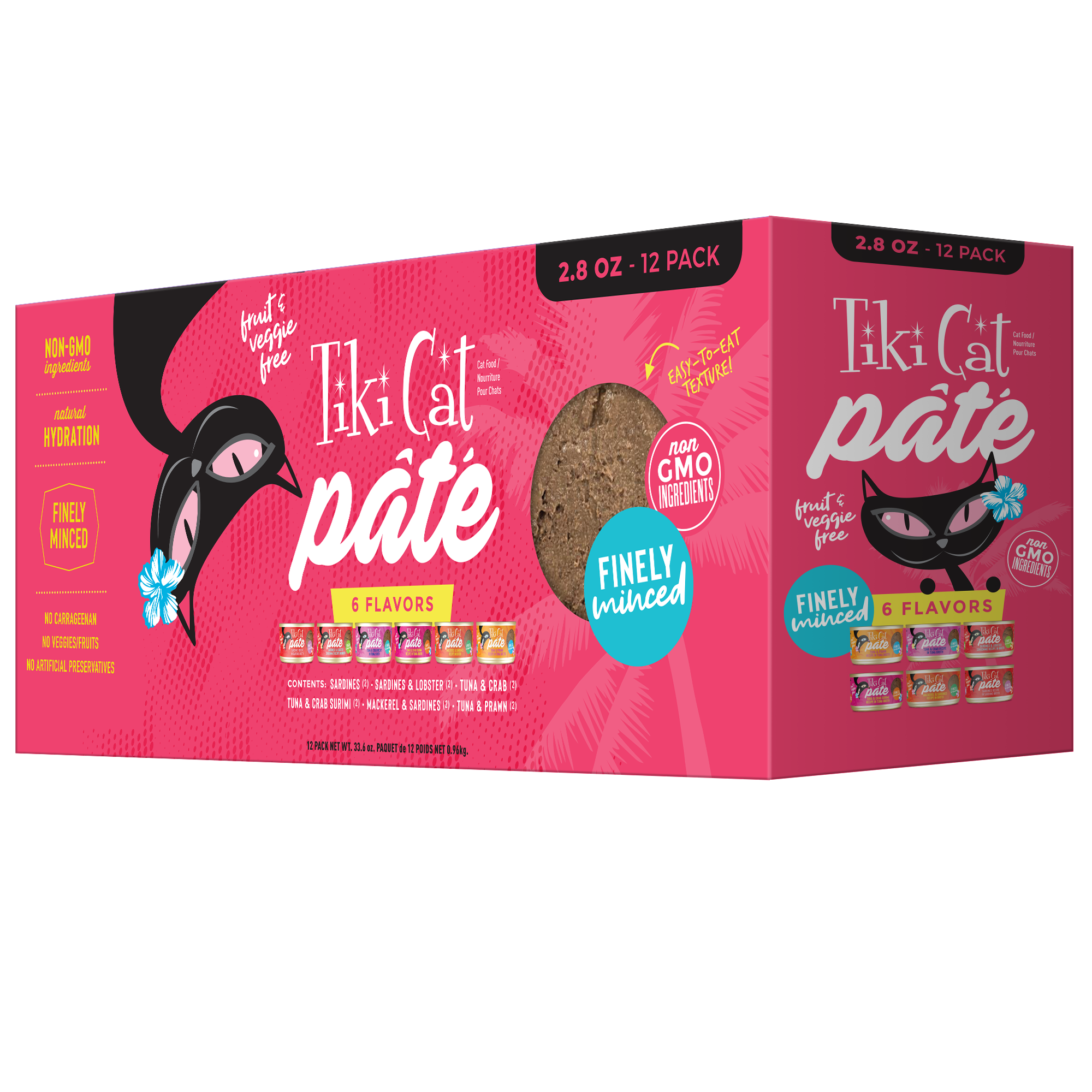 Tiki Cat Grill Pâté Variety Pack Wet Cat Food - Variety Pack - Tiki Cat - PetMax Canada