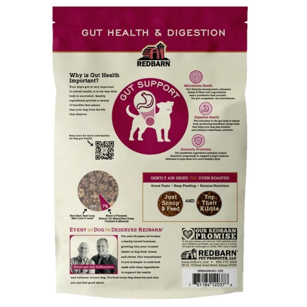 Red Barn Air Dried Gut Health & Digestion Beef & Lamb Recipe