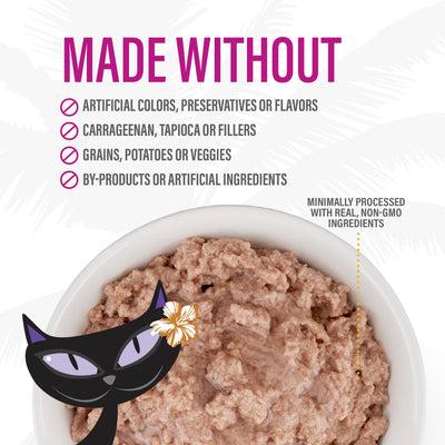 Tiki Cat After Dark Pâté Chicken, Chicken Liver & Quail Recipe Wet Cat Food - Product Highlights 7 - Tiki Cat - PetMax Canada