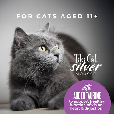 Tiki Cat Silver Mousse with Tuna, Mackerel & Pumpkin in Broth Wet Cat Food - Product Highlights 4 - Tiki Cat - PetMax Canada