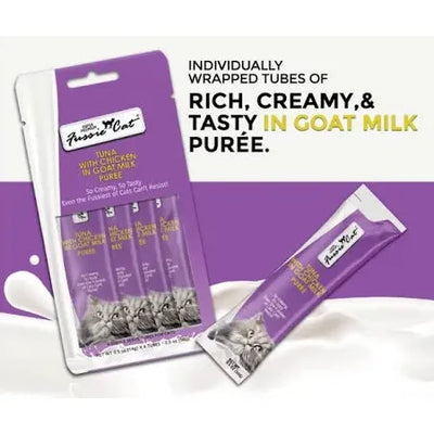 Fussie Cat Puree Tubes Chicken in Goats Milk