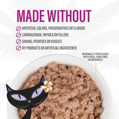 Tiki Cat After Dark Pâté Rabbit & Chicken Liver Recipe Wet Cat Food - Product Highlights 7 - Tiki Cat - PetMax Canada
