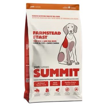 Summit Farmstead Feast Pork Meal + Lamb Meal Recipe For Adult Dogs  Dog Food  | PetMax Canada