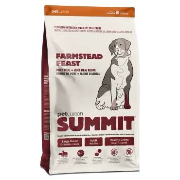Summit Farmstead Feast Pork Meal + Lamb Meal Recipe For Large Breed Adult Dogs  Dog Food  | PetMax Canada