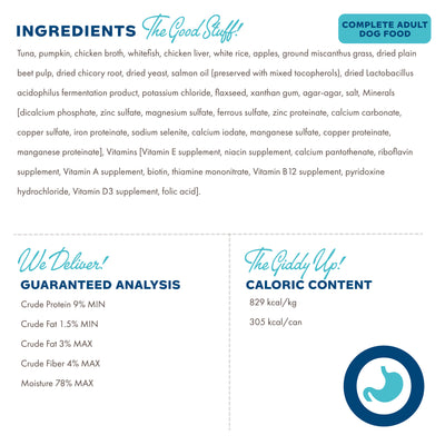 Fromm Nutritionals Digestive Support Low Fat Pâté Canned Dog Food - Ingredients, guaranteed analysis and calorie content - PetMax Canada