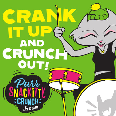 Fromm Purr-Snackitty Crunch Gamebird Blitz Cat Treats - 85g - lifestyle-character - Fromm - PetMax Canada